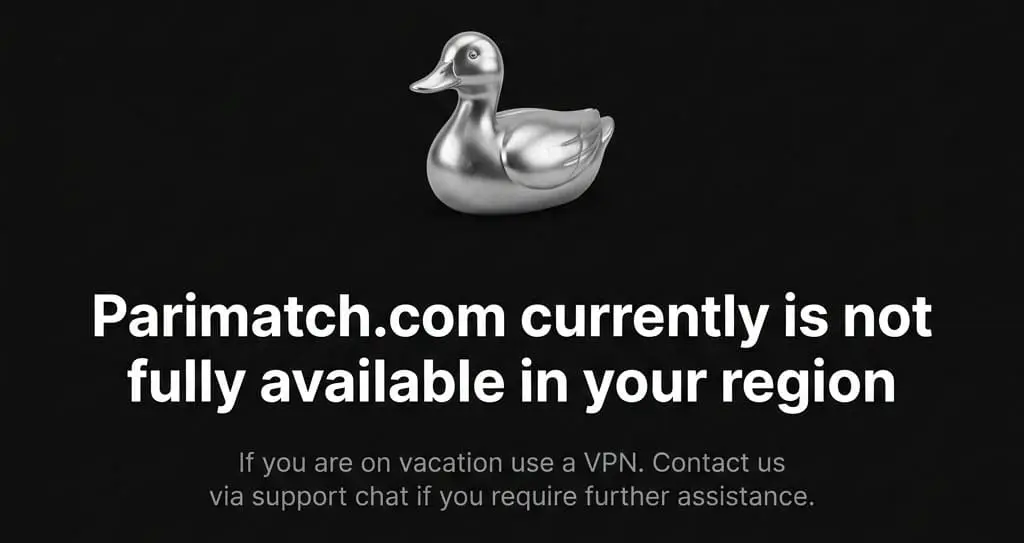 Parimatch Ontario geoblocking — Access Denied error from Toronto IP